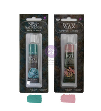 Finnabair Orchard Metallique & Matte Wax Set – Cotton Candy & Sage Leaves (2 x 20ml)