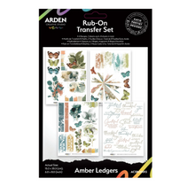 Arden Creative Studio Amber Ledgers Rub-On Transfer Set – Katie Pertiet – 6 x 8 Inches (ACSRO0013)