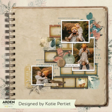 Arden Creative Studio Amber Ledgers Rub-On Transfer Set – Katie Pertiet – 6 x 8 Inches (ACSRO0013)