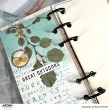 Arden Creative Studio Amber Ledgers Paper Pad – Katie Pertiet – 12 x 12 Inches (ACSPP0031)