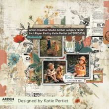 Arden Creative Studio Amber Ledgers Paper Pad – Katie Pertiet – 12 x 12 Inches (ACSPP0031)