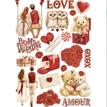 Ciao Bella - The Encyclopedia Of All Occasions - St. Valentine A4 Rice Paper Mixed Pack (4 Sheets) - PRE-ORDER