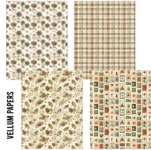 Ciao Bella - The Encyclopedia Of Christmas - A5 Tissue & Vellum Variety Pack (8 Sheets) - PRE-ORDER
