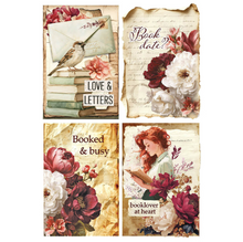 Ciao Bella - The Encyclopedia Of Booklovers - A4 Rice Paper Mixed Pack (4 Sheets) - PRE-ORDER