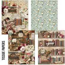 Ciao Bella - The Encyclopedia Of Booklovers - A5 Tissue & Vellum Variety Pack (8 Sheets) - PRE-ORDER