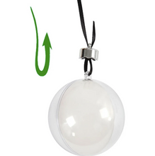 Creativ - 2 Part Large Plastic Christmas Bauble - 13.6cm (pack of 2)