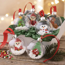 Creativ - 2 Part Large Plastic Christmas Bauble - 13.6cm (pack of 2)