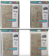 SPECIAL OFFER - ALL 4 DESIGNS for £15 - Clarity Mix A5 Mixed Media Board & A5 Mask Sets by Leonie -