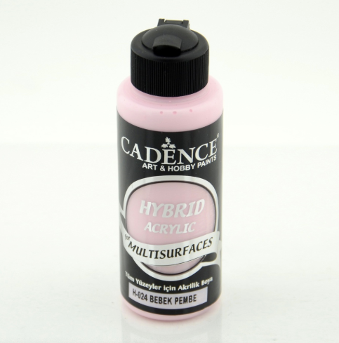 Cadence Hybrid Acrylic Paint - Baby Pink (120ml)