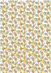 Ciao Bella Vellum Paper (Translucent) A4 - Pack of 6 - Coral Reef CBV017