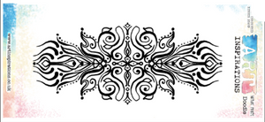 Art Inspirations Rubber Stamps - Nature Prints Collection - designs by Leonie - Doodle - 8" x 3 1/4"