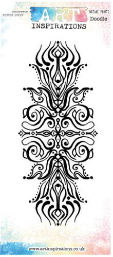 Art Inspirations Rubber Stamps - Nature Prints Collection - designs by Leonie - Doodle - 8