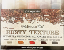 Stamperia Rusty Texture Paints - Set of 5 (20ml)