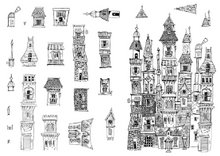 Art Inspirations with Brejanzart A4 Stamp - Build Your House to the Skies