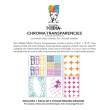 Ranger - Dina Wakley Media Chroma Transparencies - Grunge Specimens
