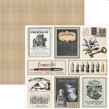 Ciao Bella - Typographic Collection - Patterns Pad (12"x12") CBT095