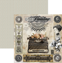 Ciao Bella - Typographic Collection - Paper Pad (12"x12") CBPM095