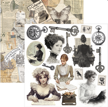 Ciao Bella - Typographic Collection - Fussy Cut Pad (6"x6") CBQE095