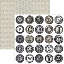 Ciao Bella - Typographic Collection - Fussy Cut Pad (6"x6") CBQE095