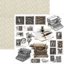 Ciao Bella - Typographic Collection - Fussy Cut Pad (6"x6") CBQE095