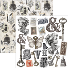 Ciao Bella - Typographic Collection - Fussy Cut Pad (6"x6") CBQE095