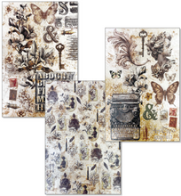 Ciao Bella - Typographic Collection - Deluxe Paper Silver & Vellum Dual Pack - A4 Mixed - Pack of 6 - CBX008