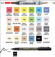 Kuretake - Zig Kurecolor Twin Tip Alcohol Markers - 24