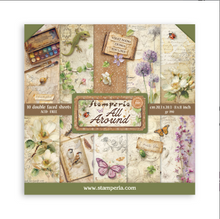 Stamperia - All Around Collection 8” x 8” Pad - 10 Double Faced Sheets