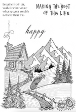 Art Inspirations - Designs by Brogan O'Rourke - Cabin - A6 - 4 Stamps
