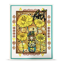 AALL & Create - ZOUKI Poppie - Lovely Couleurs - A7 Stamp Set - TP-1480