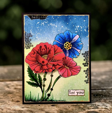 AALL & Create - Lovely Coquelicots - Lovely Couleurs - A6 Stamp Set - TP-1479