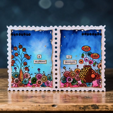 AALL & Create - Funny Coquelicots - Lovely Couleurs - A6 Stamp Set - TP-1477
