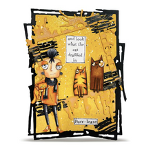 AALL & Create - Purr-plexed Dee - Dee Unfiltered - A7 Stamp Set - TP-1438