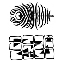 Art Inspirations Stencil & Mask Set – Nature Prints Elements: Feathers | Designed by Leonie