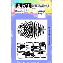Art Inspirations Stencil & Mask Set – Nature Prints Elements: Feathers | Designed by Leonie