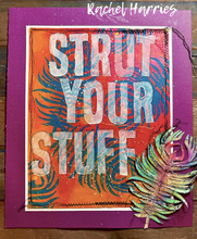 Art Inspirations Stencil & Mask Set – Nature Prints Elements: Feathers | Designed by Leonie