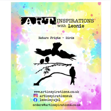 Art Inspirations Stencil & Mask Set – Nature Prints: Birds | Designed by Leonie