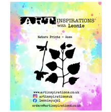 Art Inspirations Stencil & Mask Set – Nature Prints: Silhouette Rose | Designed by Leonie