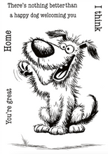 Art Inspirations with Mr Barghest A7 Stamp Set - Happy You're Home - 6 stamps