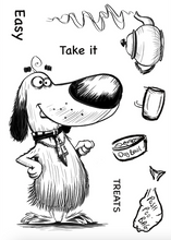 Art Inspirations with Mr Barghest A7 Stamp Set - Take It Easy - 8 stamps