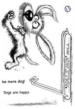 Art Inspirations with Mr Barghest A7 Stamp Set - Walkies