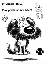 Art Inspirations with Mr Barghest A7 Stamp Set - Wasn't Me
