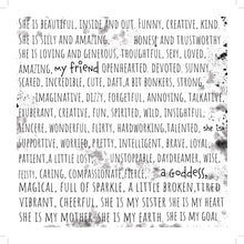 Art Inspirations - Designs by Leonie Pujol - double sided Paper Pad - She Is - 8" x 8"