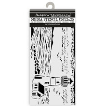 Stamperia Silent Sea Mixed MediaArt Thick Stencil - Lighthouse - 12cm x 25cm KSTDL117