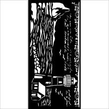 Stamperia Silent Sea Mixed MediaArt Thick Stencil - Lighthouse - 12cm x 25cm KSTDL117
