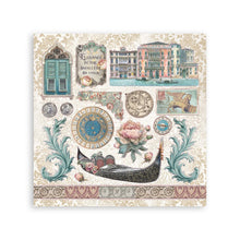 Stamperia Venice City of Art - Stickers 4 Sheets - SPSBSTK03