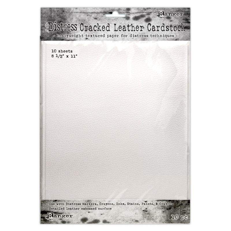 Tim Holtz Distress Cracked Leather Card Stock 8 1/2 x 11