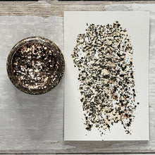 Tim Holtz Distress Liquid Tinsel Chunky Glitter – Tarnished (1 oz)