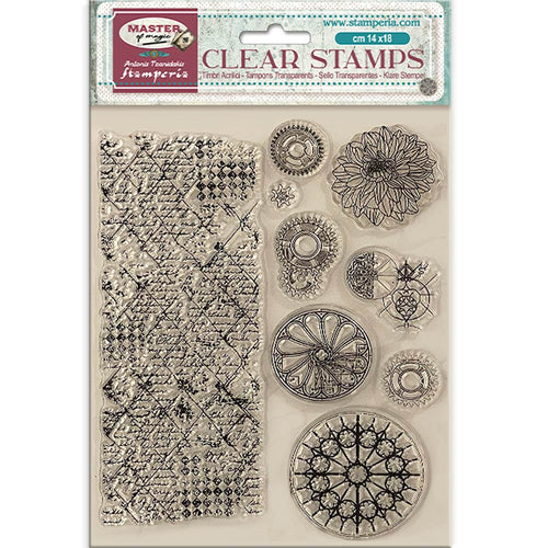 Stamperia Master of Magic Mixed Media Clear Stamp Set by Antonis Tzanidakis - WTK212 - 14cm x 18cm