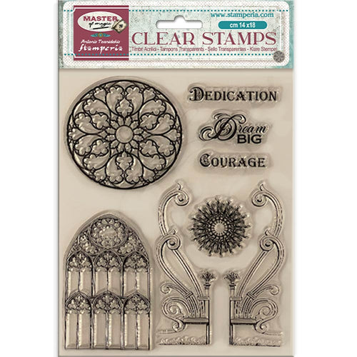 Stamperia Master of Magic Mixed Media Clear Stamp Set by Antonis Tzanidakis - WTK215 - 14cm x 18cm